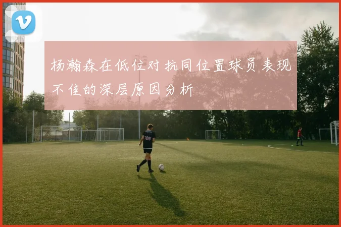 杨瀚森在低位对抗同位置球员表现不佳的深层原因分析